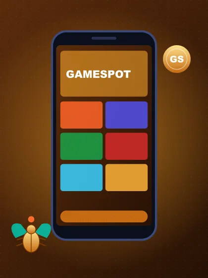 Smartfon z lobby gier i złoty skarabeusz – GameSpot Casino na telefonie
